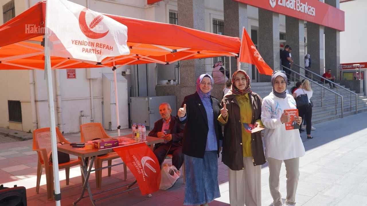 Yeniden Refah Partisi Yozgat’ta Stant Açtı Vatandaşlardan Yoğun Talep! (2)