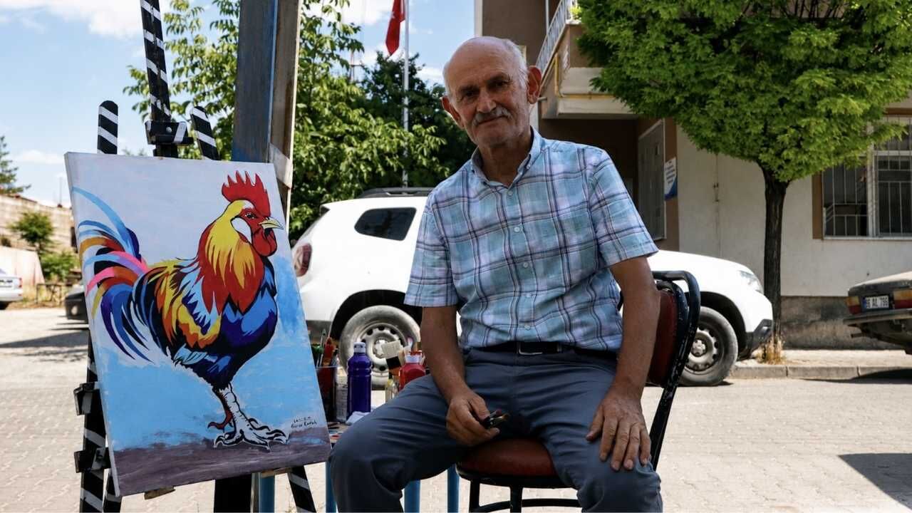 Yozgat’ın Ahşap Ustasıydı, Sokakların Tuvali Oldu (4)