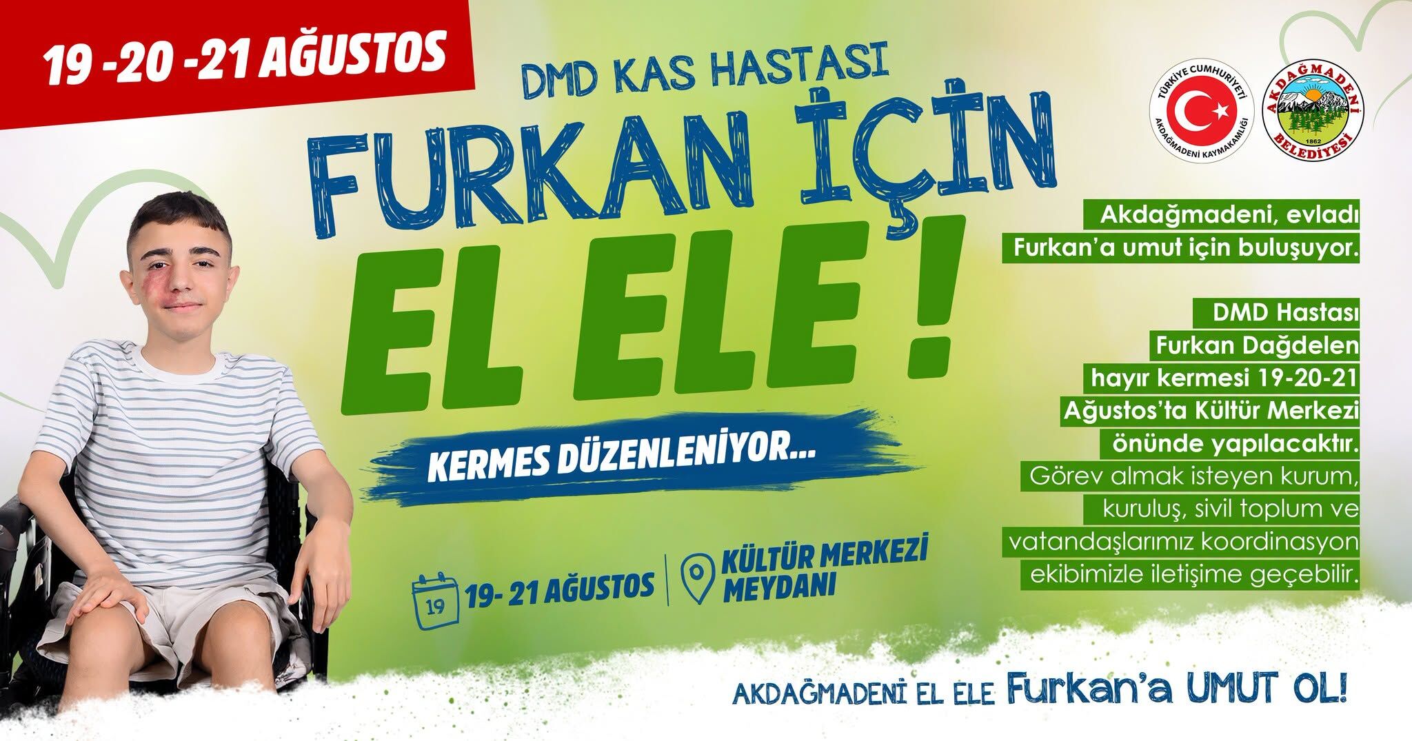 Yozgat’ta Furkan İçin Seferberlik! Akdağmadeni’nde Umut Kermesi Başlıyor