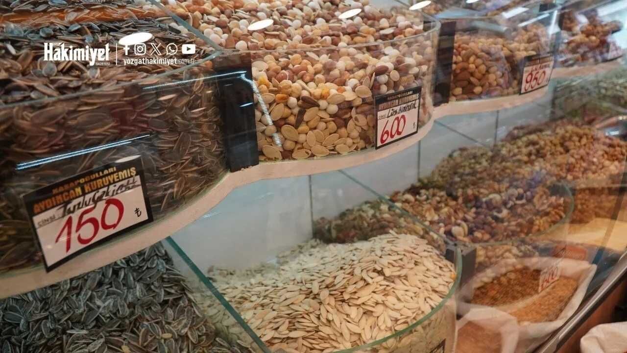 Yozgat'ta Kuruyemiş Piyasa Fiyatları Yeniden Şekillendi! (5)