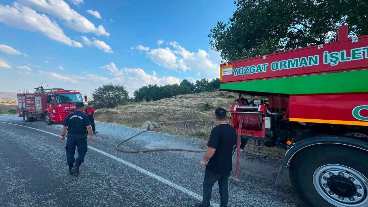 Yozgat’ta Orman Yangını Paniği! Ekiplerin Hızlı Müdahalesi Felaketi Önledi