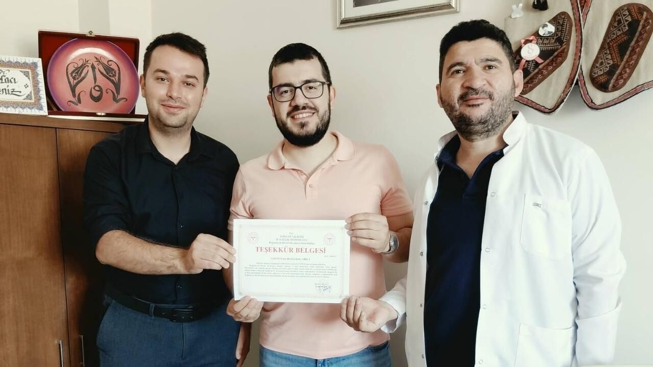 Yozgat'ta Sağlık Çalışanlarını Ci̇mer'e Yazdılar (1)