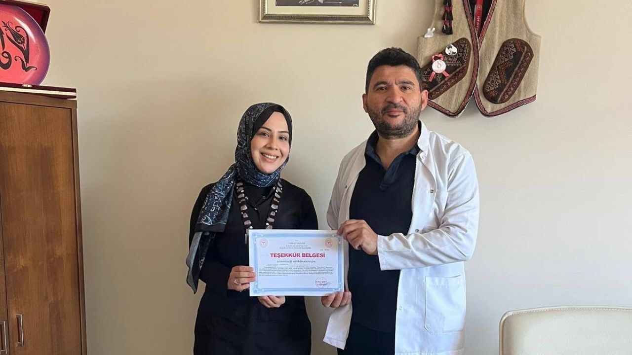 Yozgat'ta Sağlık Çalışanlarını Ci̇mer'e Yazdılar