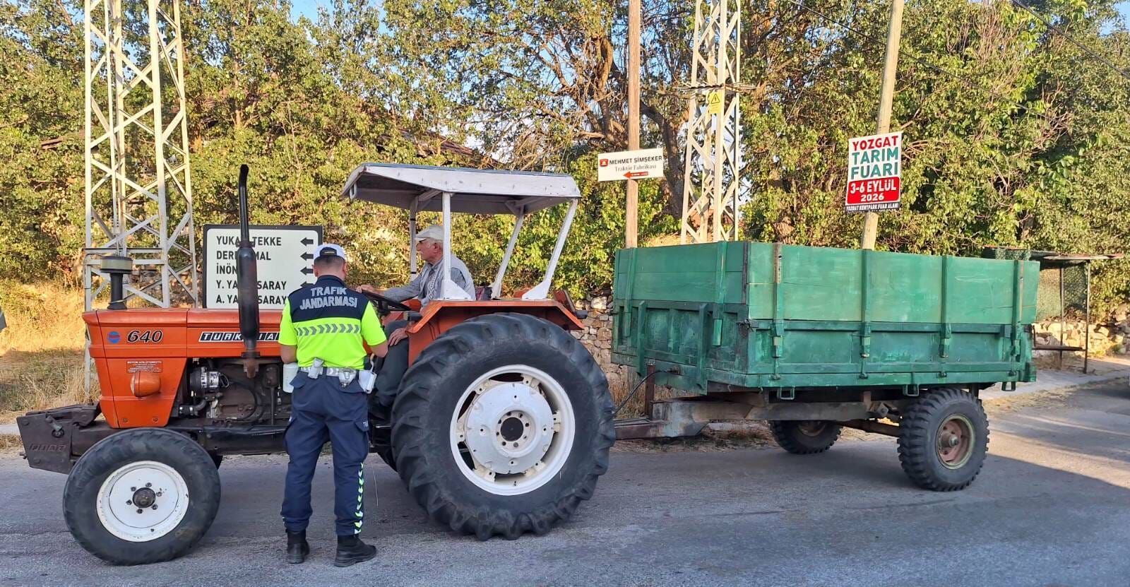 Yozgat’ta Traktör Denetimleri Sıkılaştırıldı