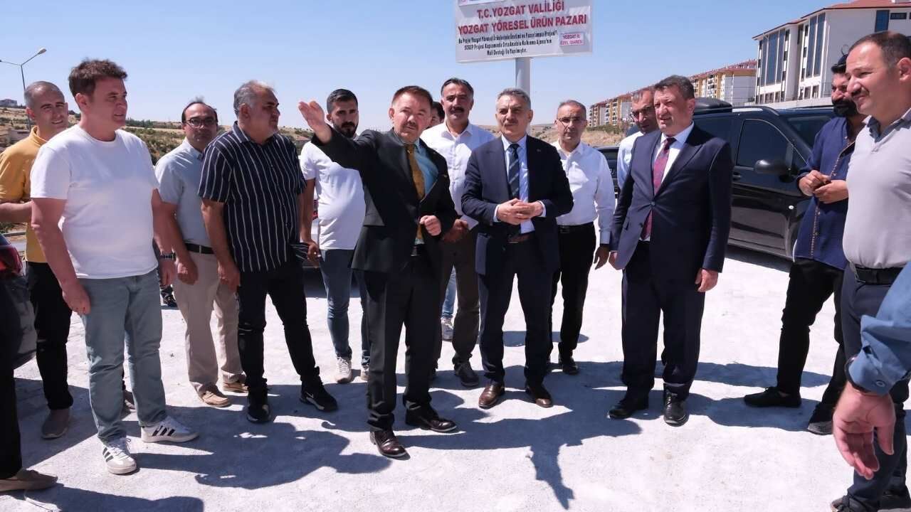 Yozgat'ta Yöresel Ürün Pazarı Tamamlanıyor (1)