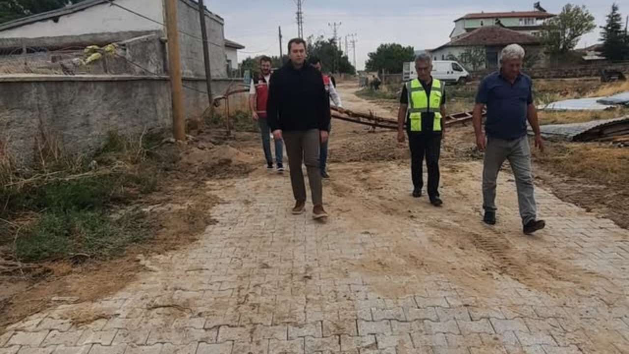 Şefaatli Sele Teslim Oldu, Kaymakam İnceleme Yaptı