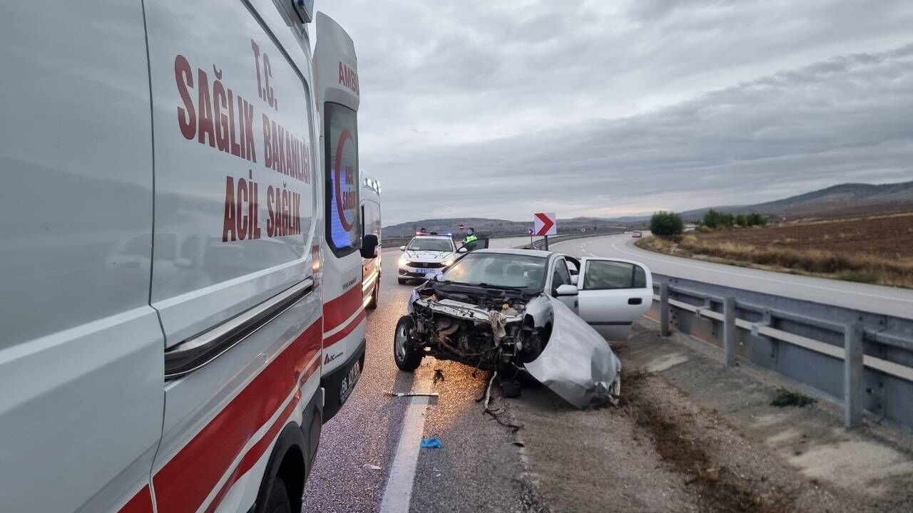 Yozgat Alaca Kara Yolunda Feci Kaza (1)