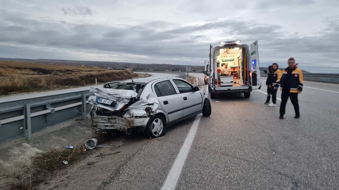 Yozgat Alaca Kara Yolunda Feci Kaza (2)