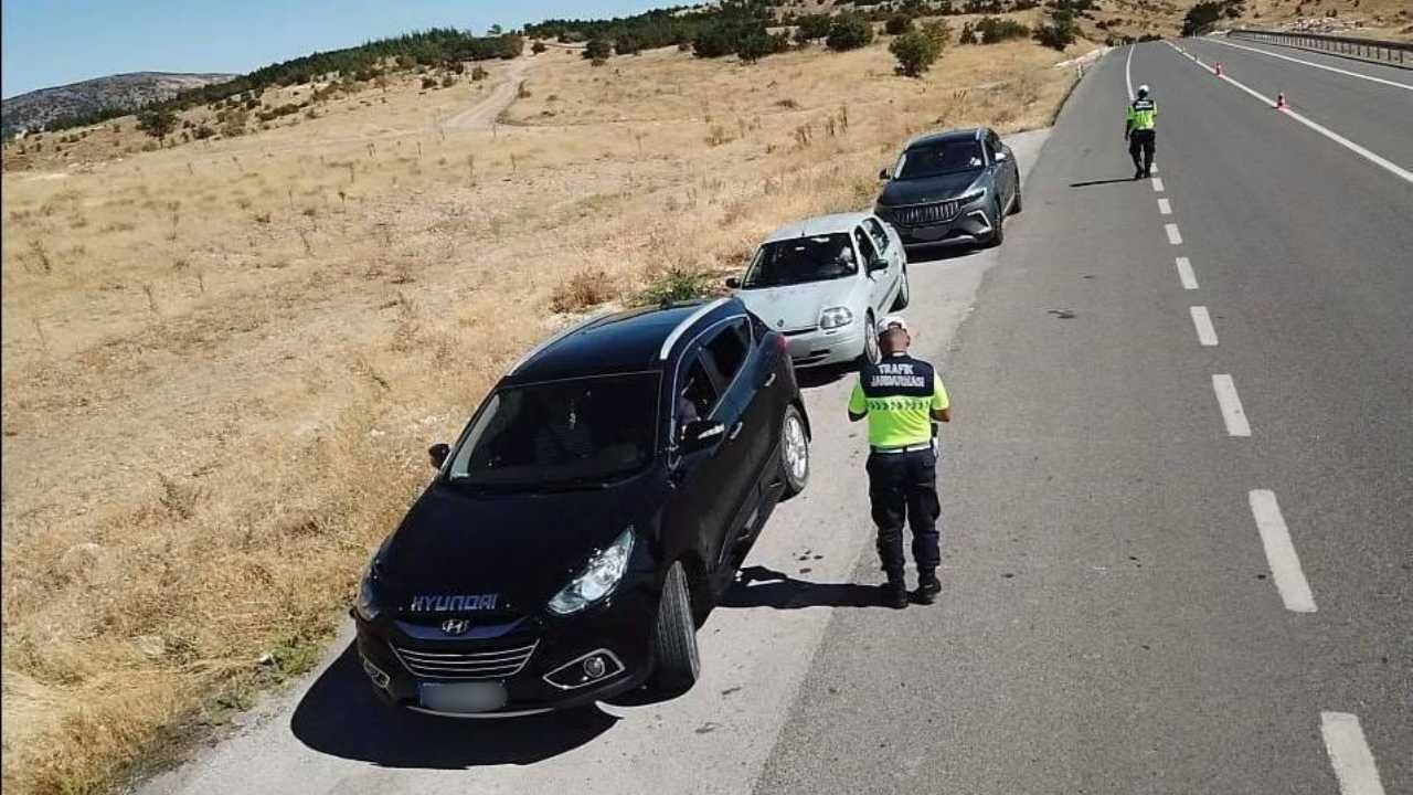 Yozgat Merkez’de Drone’lu Trafik Uygulaması