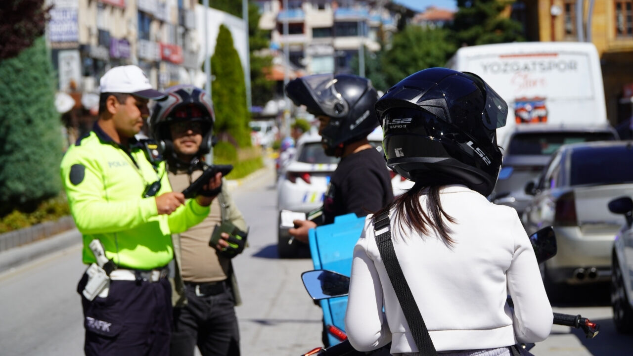 Yozgat Merkezde Motosiklet Denetimi (2)