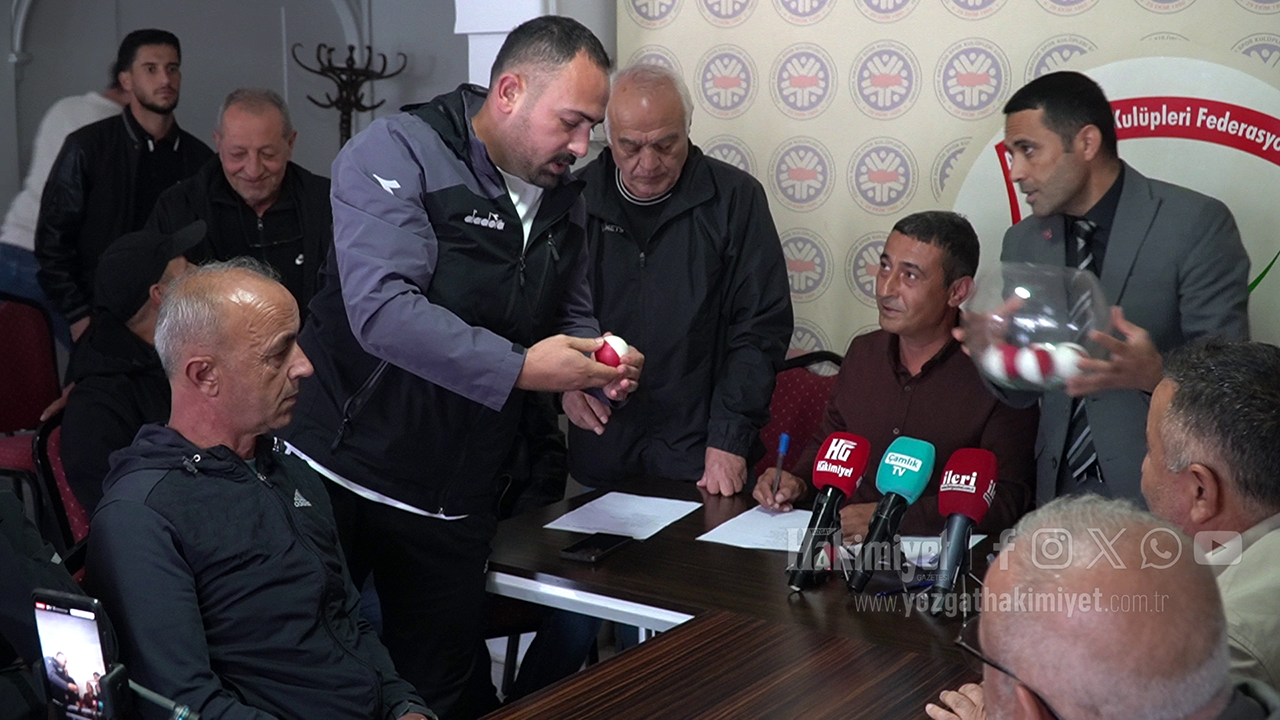 Yozgat Süper Amatör Lig'de Fikstür Heyecanı Kuralar Çekildi (2)-1