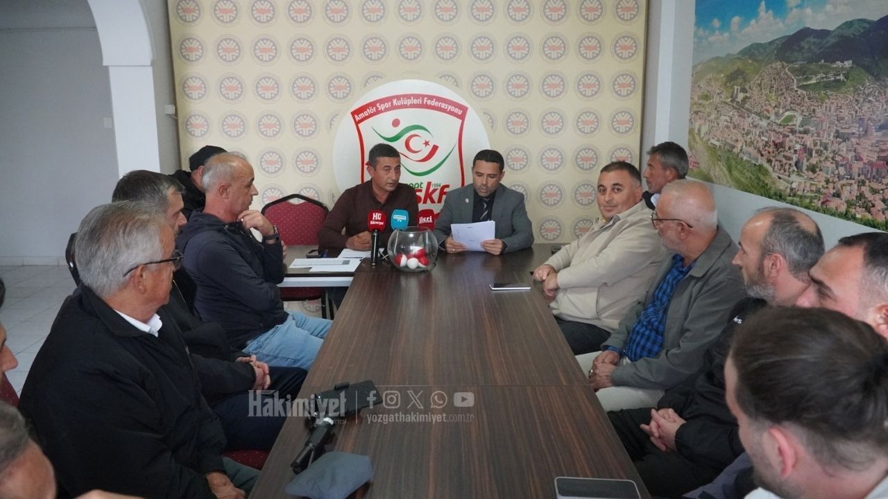 Yozgat Süper Amatör Lig'de Fikstür Heyecanı Kuralar Çekildi (2)