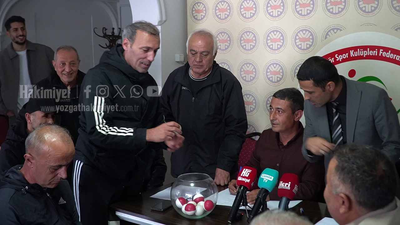 Yozgat Süper Amatör Lig'de Fikstür Heyecanı Kuralar Çekildi (7)