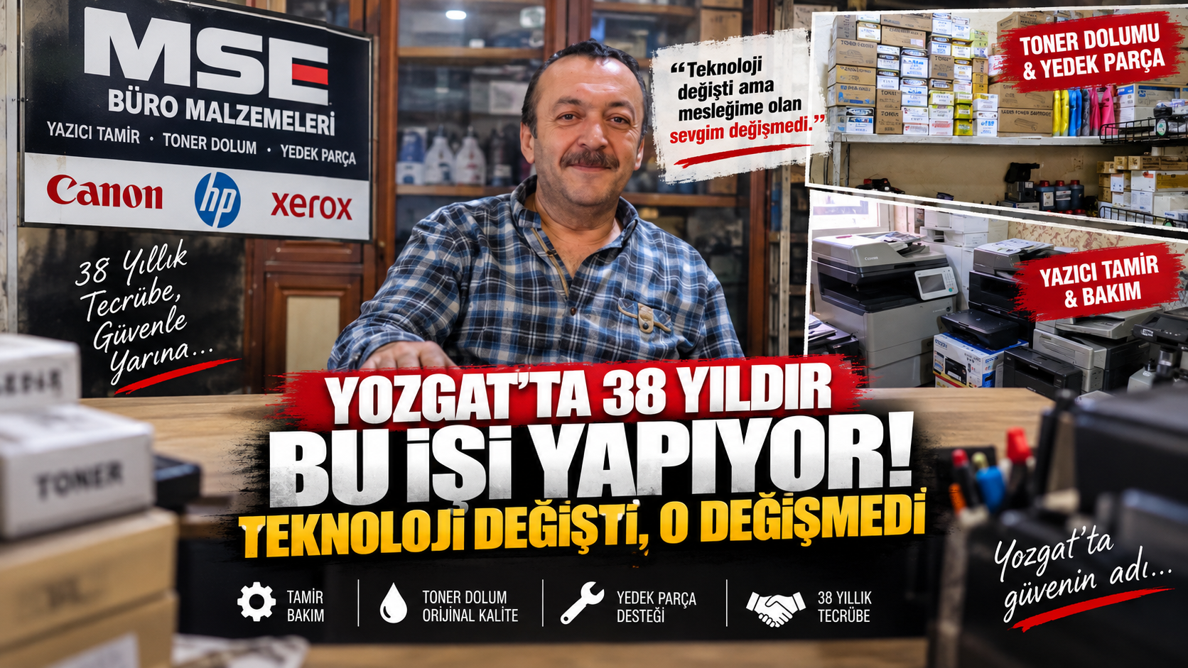 Yozgat'ta 38 Yıldır Bu İşi Yapıyor! Teknoloji Değişti, O Değişmedi