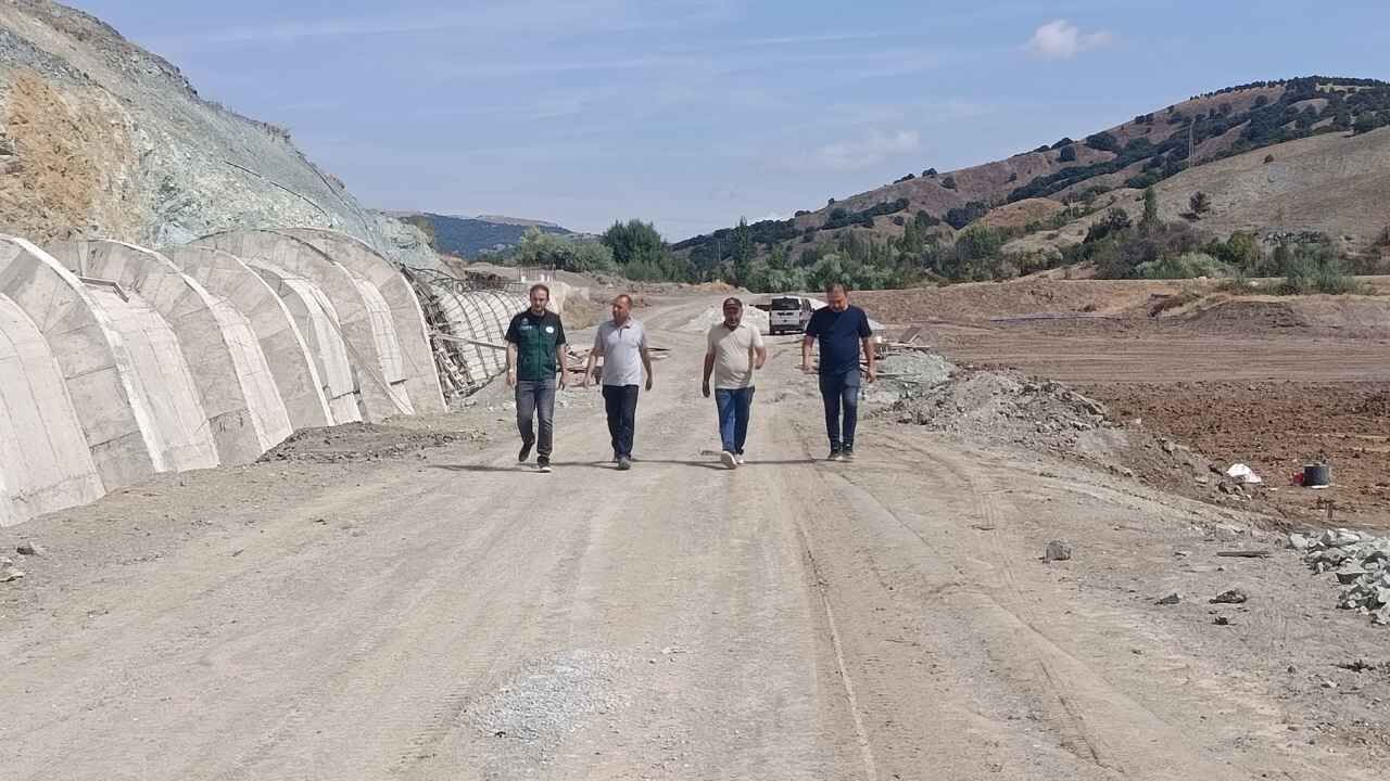Yozgat’ta Dev Sulama Yatırımı! Eymir Göleti’nde Çalışmalar Hız Kesmeden Sürüyor (1)