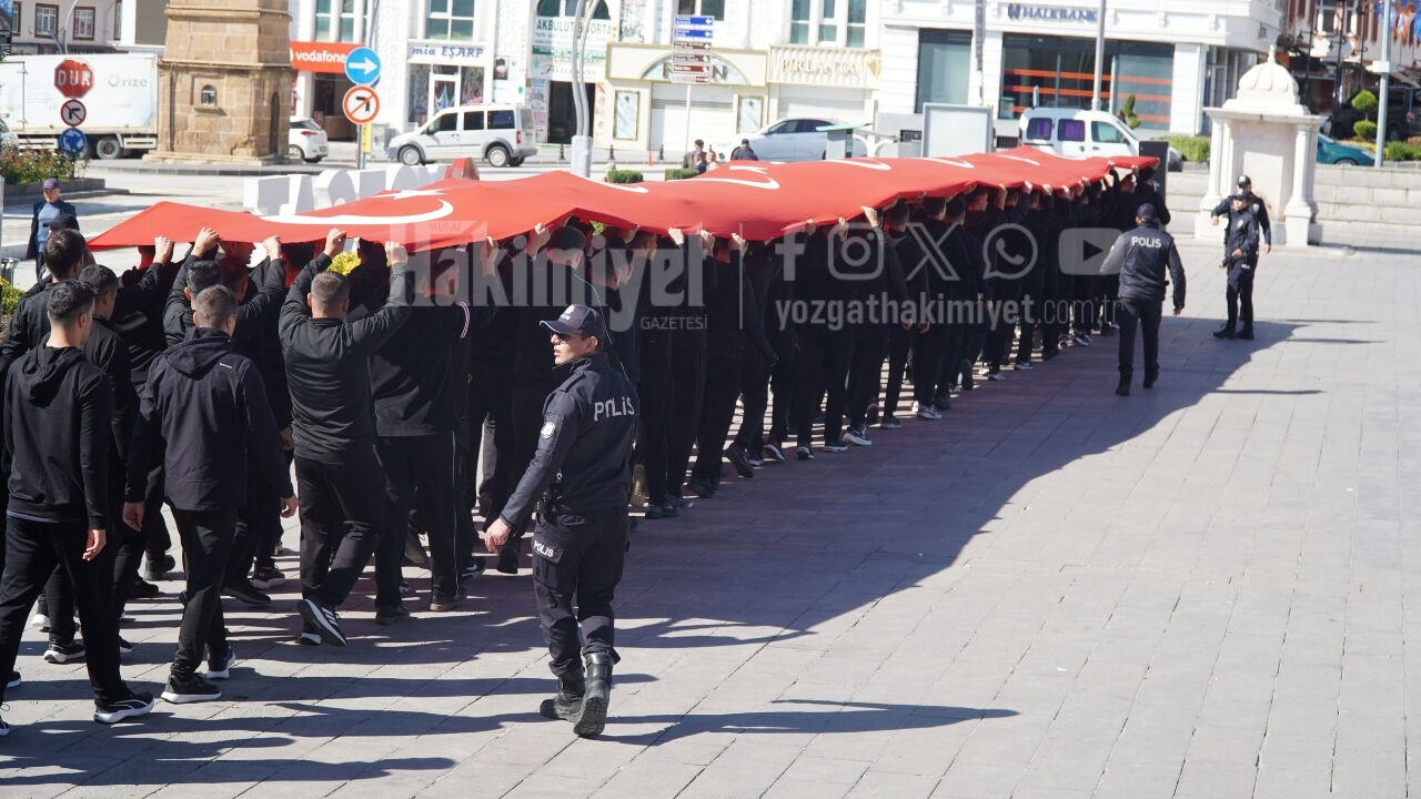 Yozgat’ta Gaziler İçin Kutlu Yürüyüş “Dalgalansın Al Bayrak!” (4)