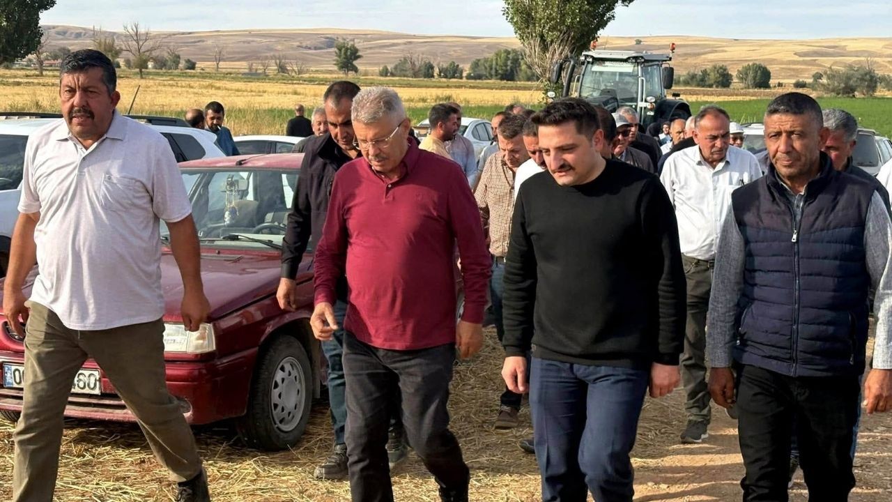 Yozgat'ta Hasat Sezonuna Görkemli Başlangıç Protokol Üreticinin Yanında! (3)