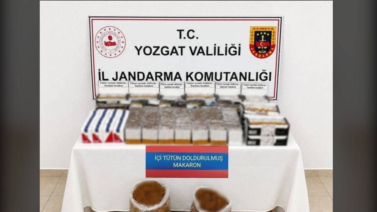 Yozgat’ta Kaçakçılık Operasyonu! 12 Bin Adet Makaron Ele Geçirildi1