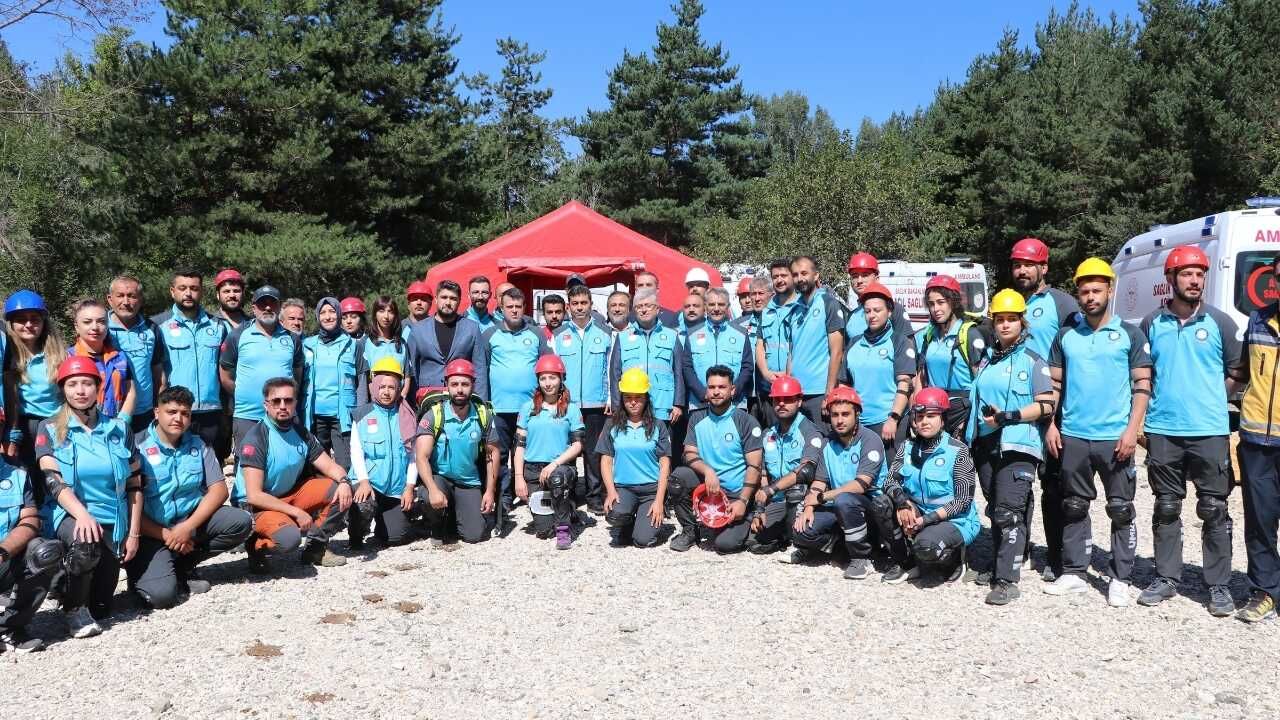 Yozgat'ta Nefes Kesen Umke Tatbikatı Baraj Patladı, Ekipler Zamanla Yarıştı (1)
