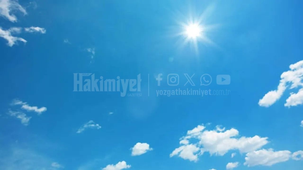 Yozgat'ta Pazar Günü Hava Nasıl Olacak İşte Saatlik Tahminler (2)