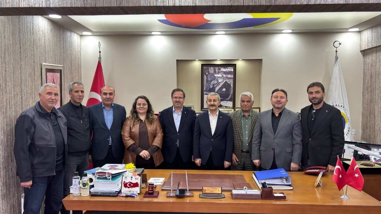 Ak Parti Yozgat İl Başkanı Hasan Kandemir’den Tso Başkanı Taylan Alakoç’a Hayırlı Olsun Ziyareti!