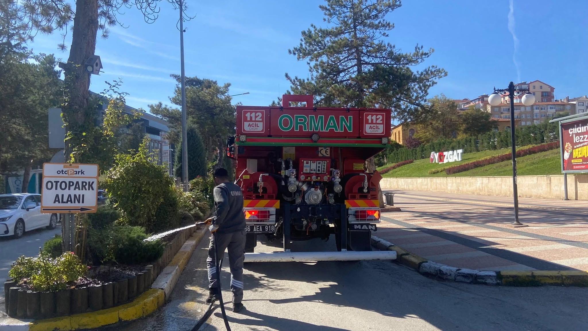 Yozgat Caddelerinde Yeşil Seferberlik1