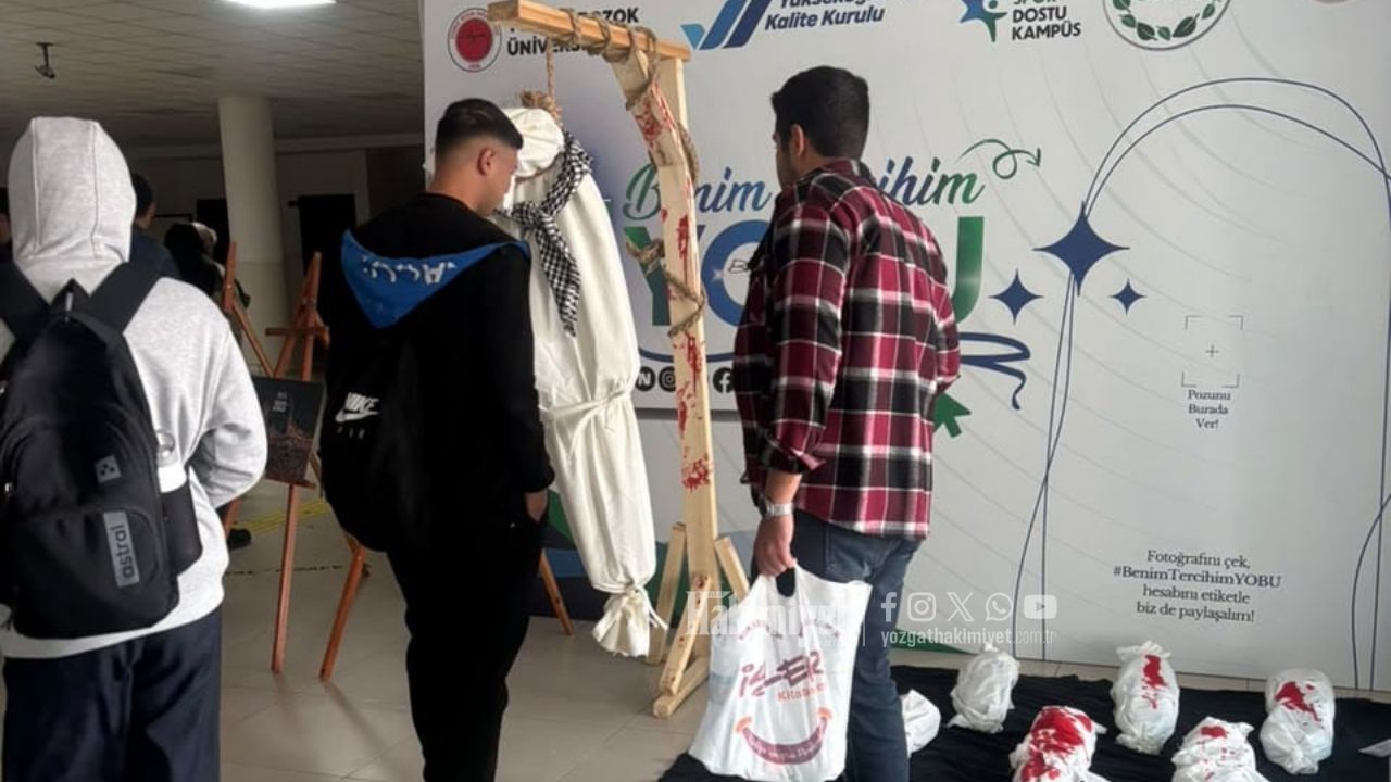 Yozgat'ta Gençlerden Anlamlı Mesaj Sessiz Kalmak Katliamı Onaylamaktır! (4)