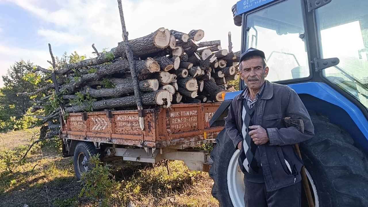 Yozgat'ta İmece Usulü Kışlık Odun İhtiyacı Karşılanıyor (4)