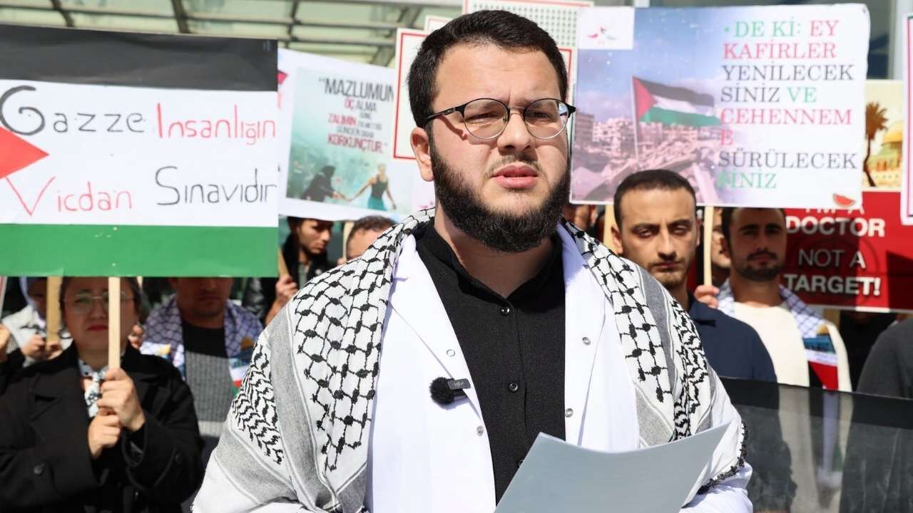 Yozgat’ta Tıp Öğrencilerinden Gazze Mesajı (2)