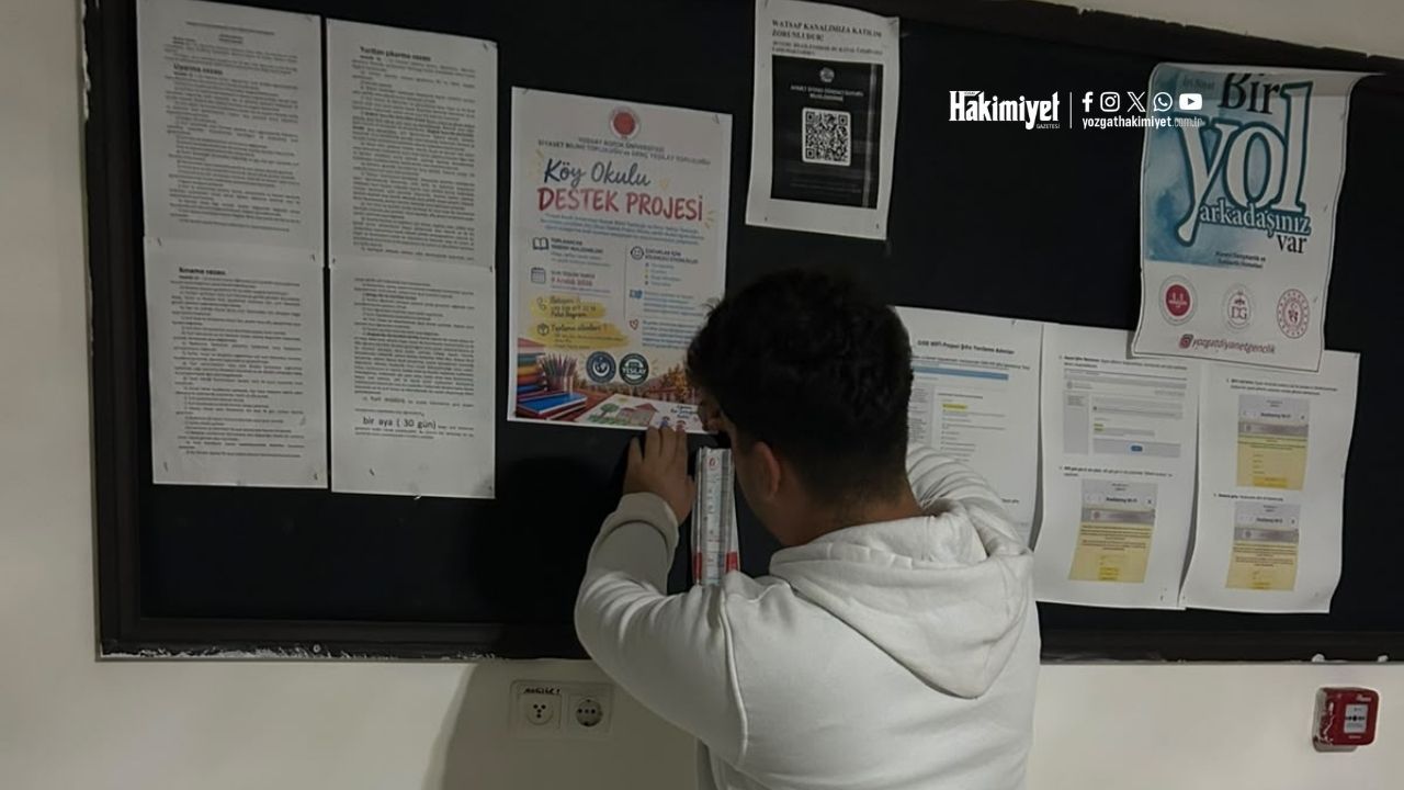 Yozgat'ta Üniversiteliler El Ele Verdi Minik Yüzleri Güldürecek Proje Başladı (4)